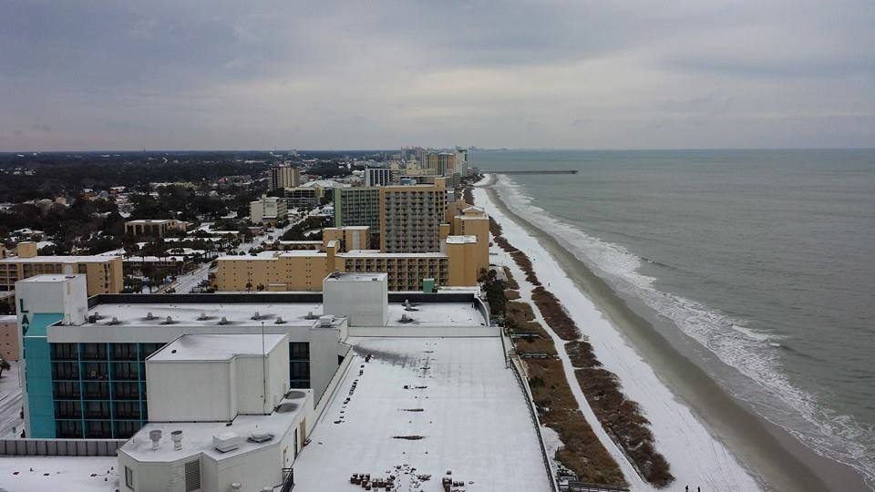 Myrtle beach snowfall database since 1940